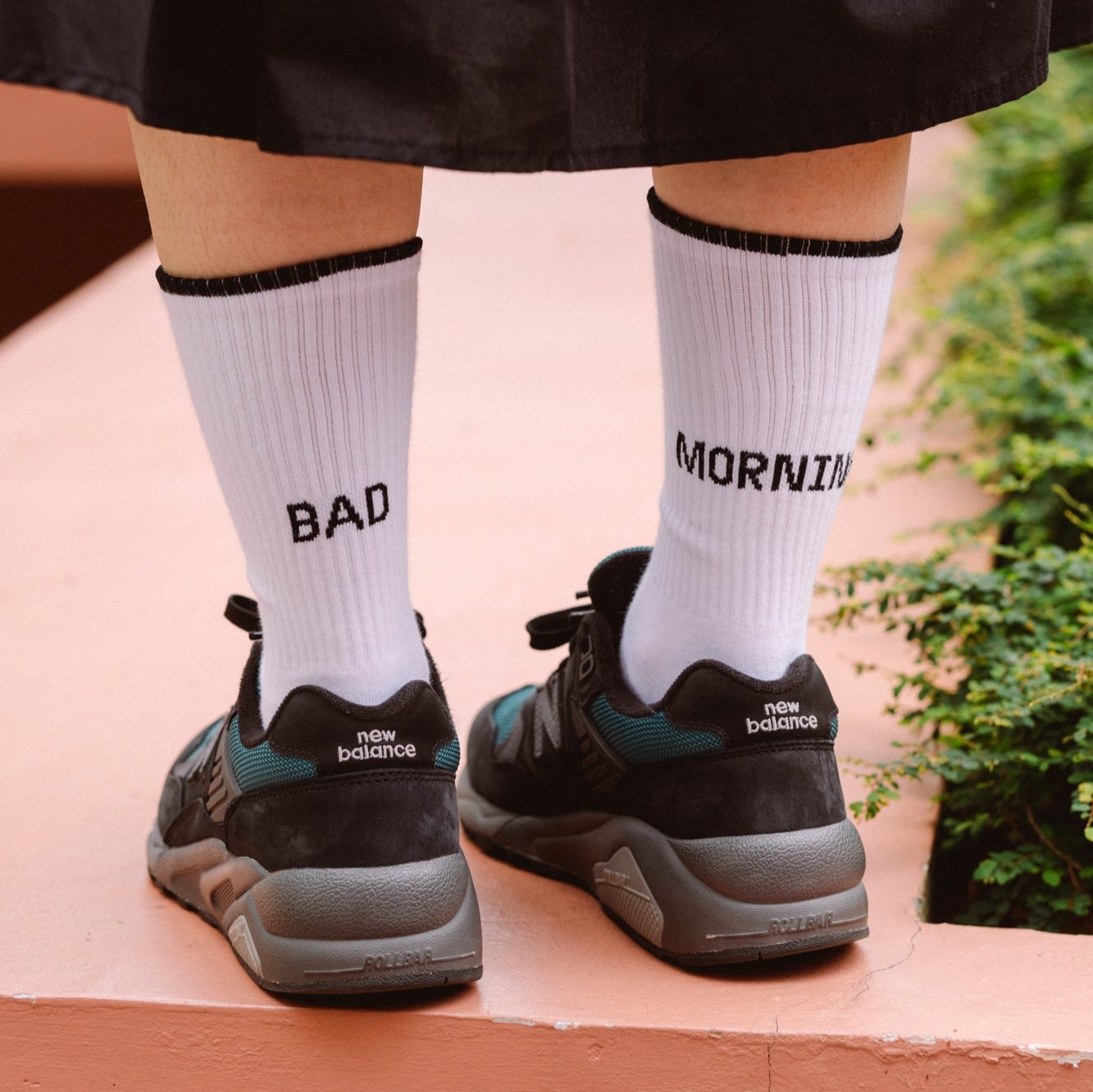 Bad MORNING Crew Socks